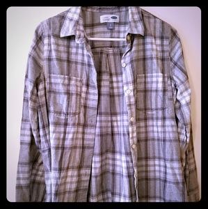 Old Navy Button Up Plaid Shirt